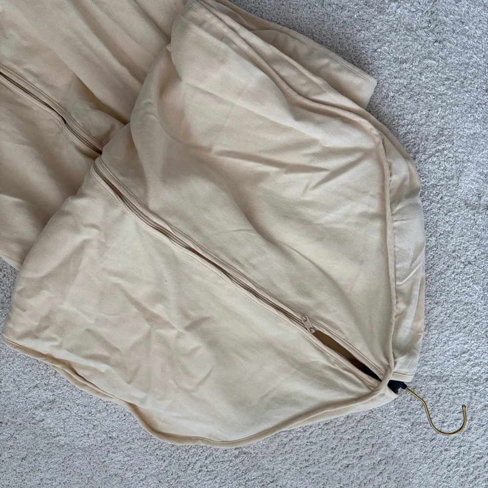 Louis Vuitton Beige Garment Bag & Logo Hanger